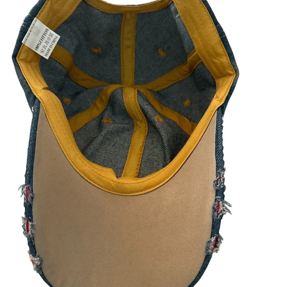 Bedazzled Denim Adjustable Cap OSFM - Picture 5 of 6